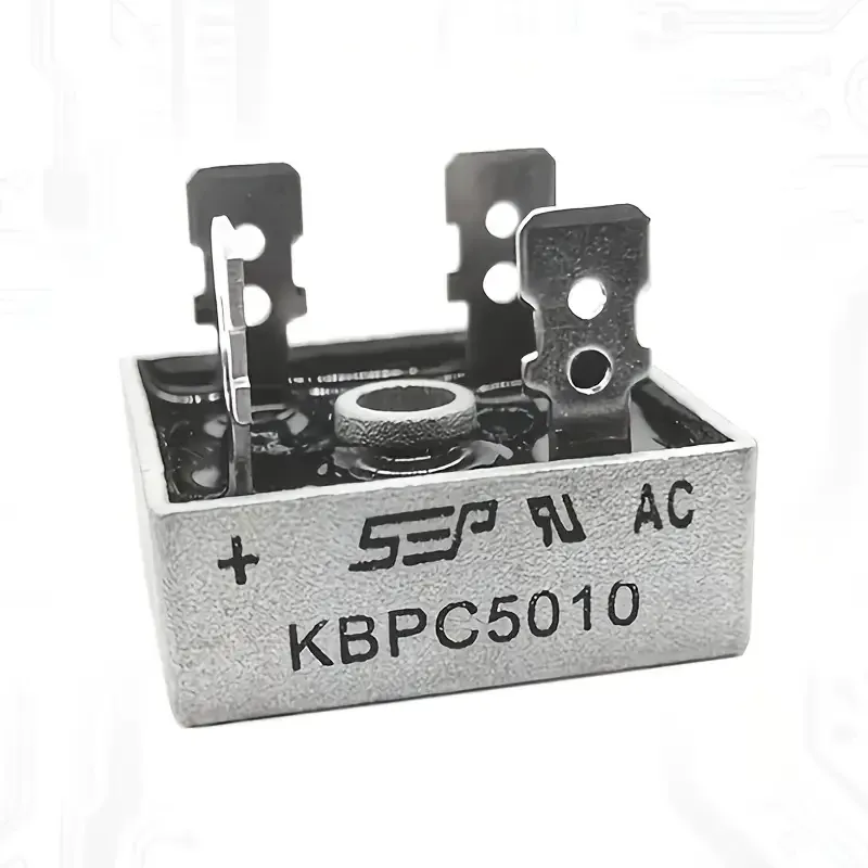 Мост однополюсный диодный KBPC5010, 50 А, 1000 В в металлическом корпусе Киев - изображение 3