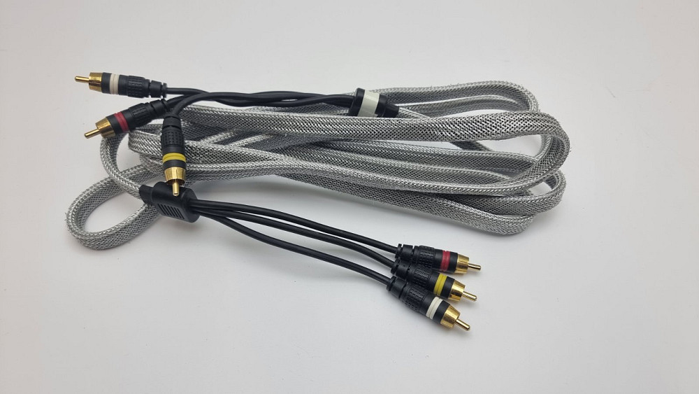 Міжблочний кабель 3RCA * 3RCA 3м Луцьк - фото 1