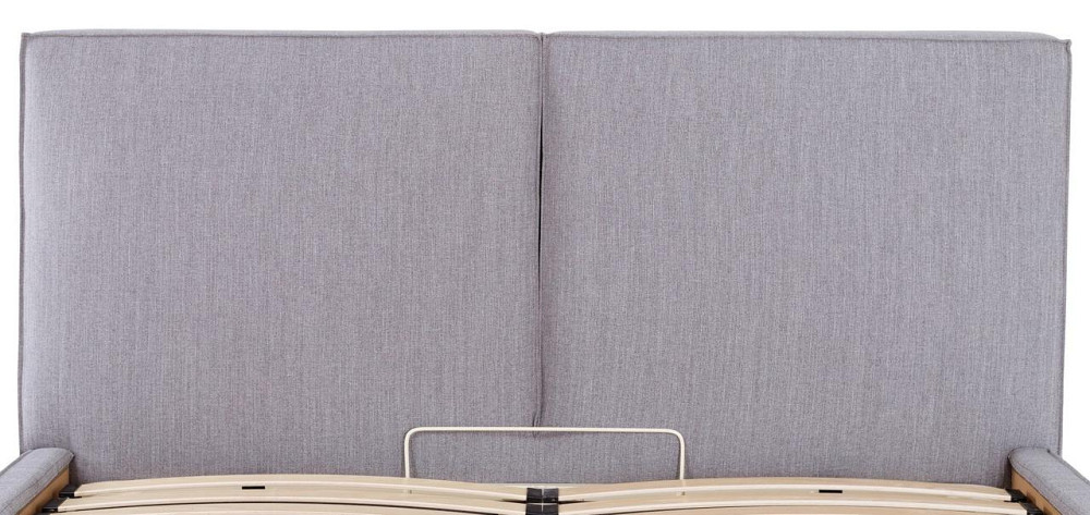 Кровать Двуспальная Delhi VIP 180 х 190 см Мисти Grey С дополнительной металлической цельносварной рамой Серый Киев - изображение 5