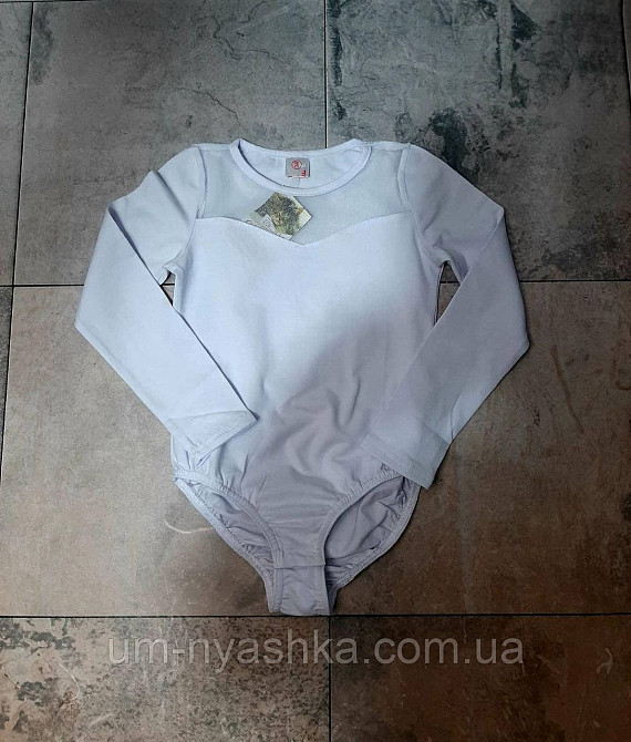 Боди белое водолазка белая детская на рост 122-158 Кривой Рог - изображение 1