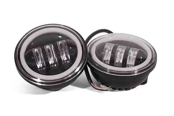 Комплект світлодіодних протитуманних фар AllLight FA-422 9-30V D=110 мм з ангельськими очками Харків