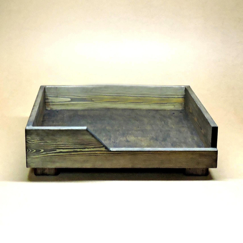 Лежак деревянный для собаки 