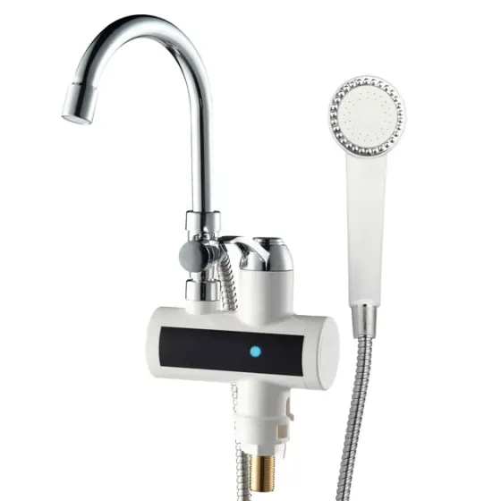 Проточний водонагрівач Zerix ELW22 електрокран 3,0 кВт стоячий з душем та лійкою (ZX4773) Чернівці