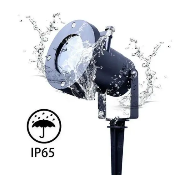 Лазерный проектор-освещения STAR SHOWER RG12 с пультом, уличный проектор с металлическим корпусом Коломия