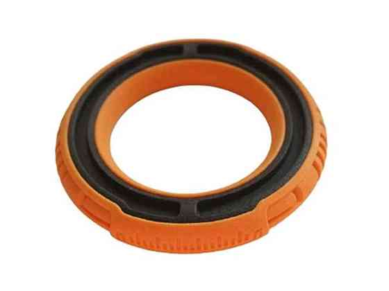 Игрушка для собак Супер кольцо S (15см), orange/black AGrizZzly 9741 ТМ ANIMALL Киев