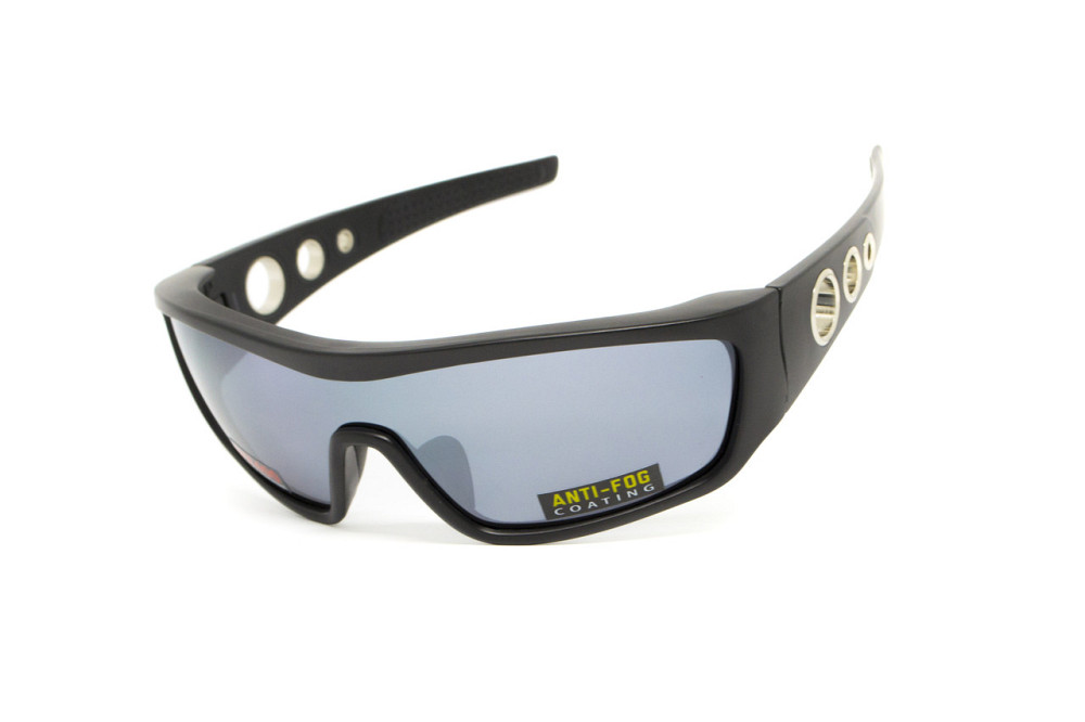 Окуляри захисні Global Vision Rivet (silver mirror) Anti-Fog, дзеркальні сірі Запоріжжя - фото 7