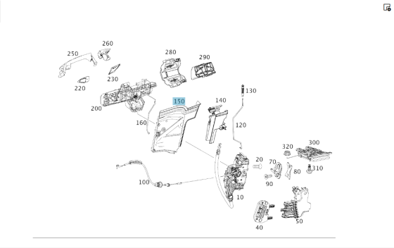Mercedes-Benz  A1177220295 Пильовик замку передніх правих дверей CLA Shooting Brake X117 CLA C117 Одеса
