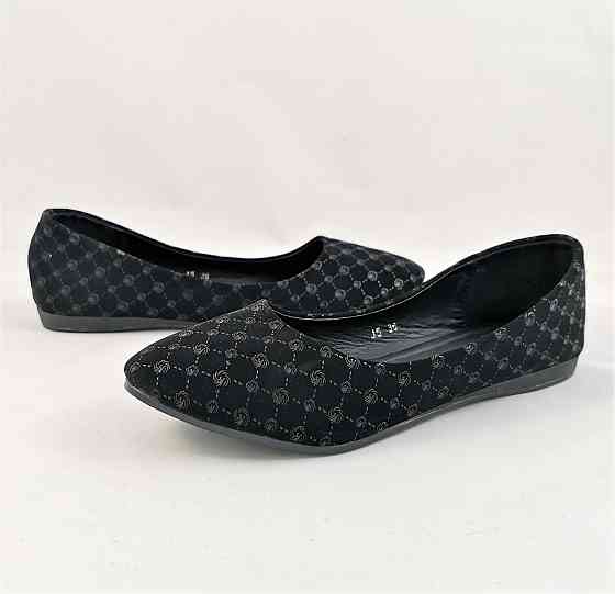 .Жіночі Балетки Чорні Мокасини Туфлі Замшеві (розміри: 36) - J5 Дніпро