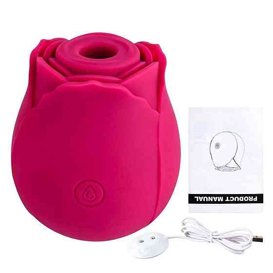Вакуумний стимулятор - Rose Massager Sex Aura Київ
