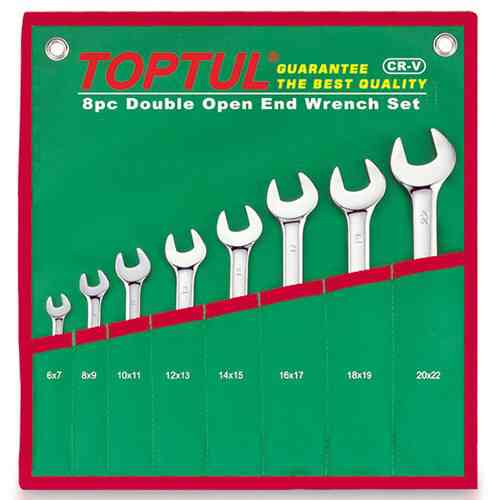 Набір ключів ріжкових 6-22 мм TOPTUL 8 шт. GAAA0812 Одеса