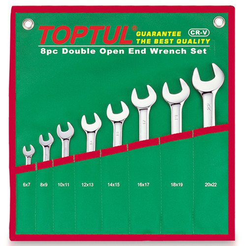 Набор ключей рожковых 6-22 мм TOPTUL 8 шт. GAAA0812 Одесса - изображение 1