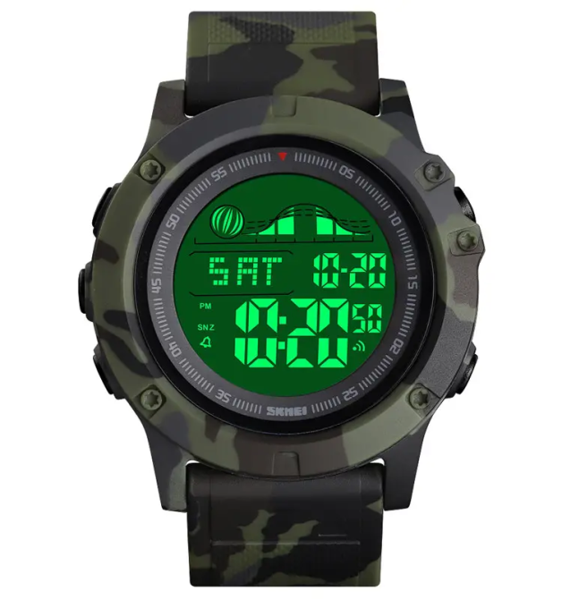 Чоловічий наручний годинник Skmei 1476 (Камуфляж) Вінниця - фото 3