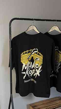 Оверсайз футболка «Макс Корж Düsseldorf 26.06.2026», чорна, концертна, преміум Чернівці