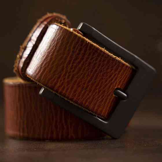 Ремень мужской Vintage 20071 Рыжий Киев