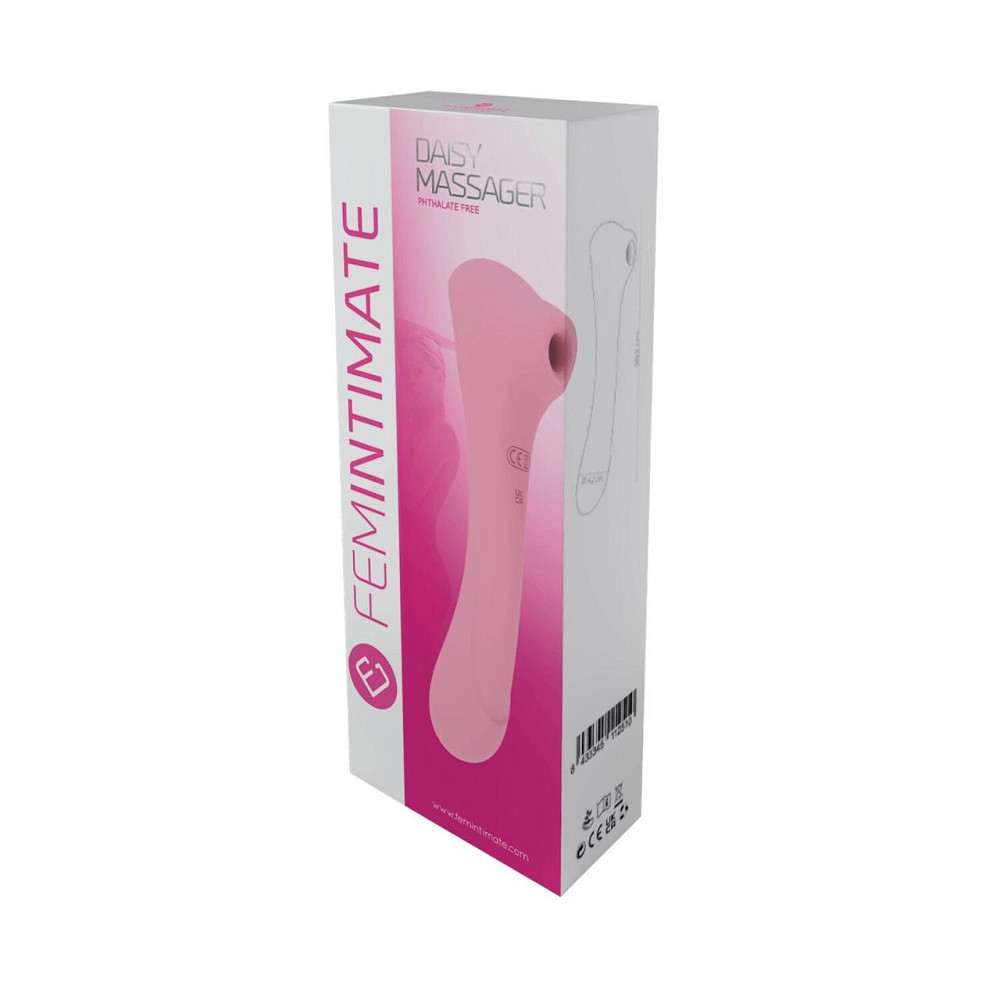 Вакуумний кліторальний стимулятор Femintimate Daisy Massager Pink Sex Aura Київ - фото 5