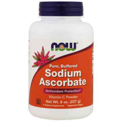 Вітамін Now Foods Аскорбат натрію, Sodium Ascorbat, порошок, 227 г (NOW-00760) Вінниця