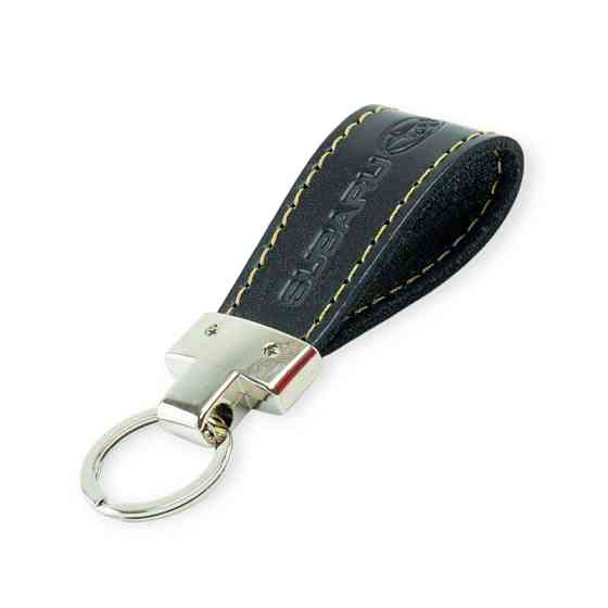 Брелок subaru шкіряний тиснений чорний, прострочений, метал. затискач Мукачево