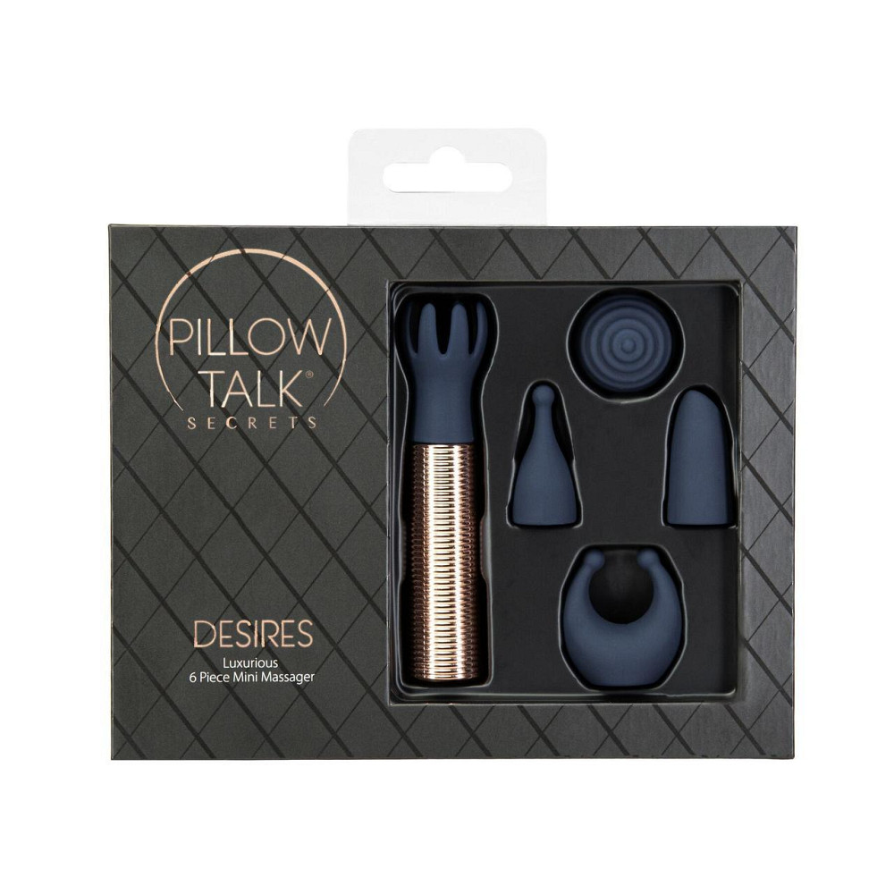 Вибромассажер Pillow Talk Secrets Desires 6-Piece Mini Massager Set - Navy Sex Aura Киев - изображение 1