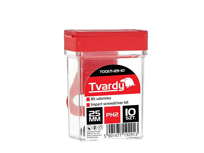 Біта удана "Tvardy" Philips Ph2 x 25мм Стрый - изображение 3