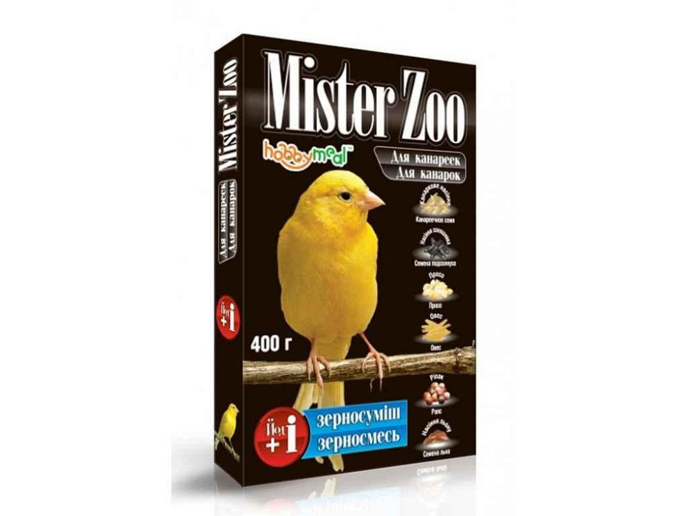 Корм для канарок Містер ZOO 400гр ТМ O.L.KAR   Solmir Київ - фото 1