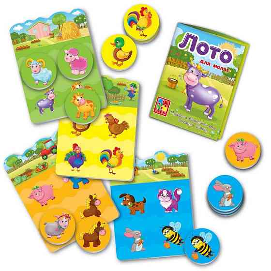 Детская настольная игра Лото 