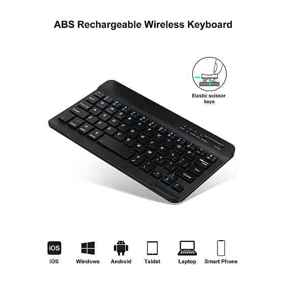 Чохол з клавіатурою FOGARI QWERTY кейс Bluetooth 5.3 знімна клавіатура для Samsung Galaxy Tab A9 8.7 2023 чорний PU з S Pen Київ