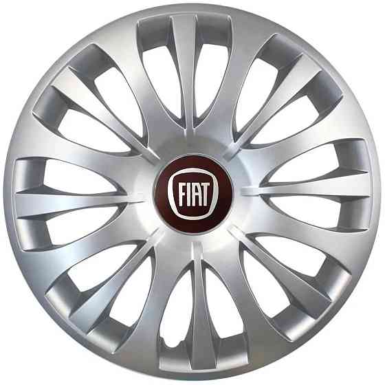 Автомобильные модельные колпаки R15 Fiat 329 4шт, SJS, серебряные Киев