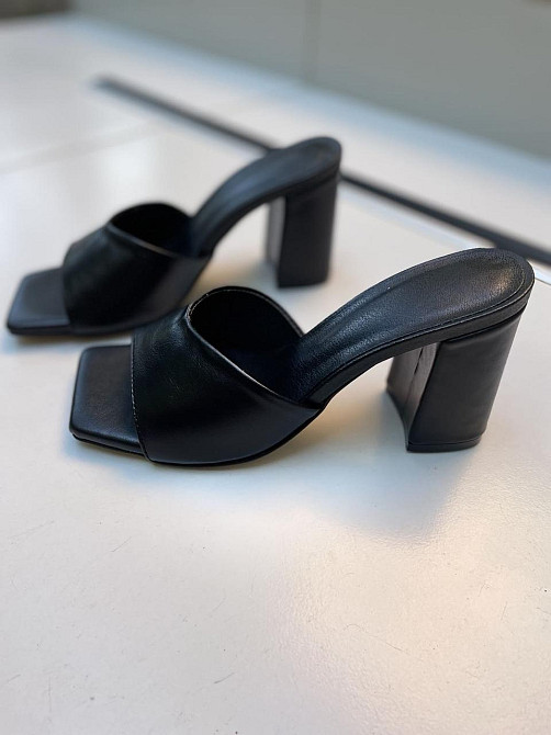 ARLEN Шльопанці жіночі ARLEN Ш-Амина чорні (літо, шкіра натуральна) (4878) 36 Коломия - фото 1