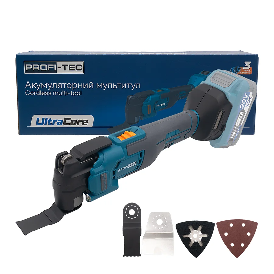 Аккумуляторный многофункциональный инструмент мультитул PROFI-TEC PCM430 UltraCore: без АКБ, реноватор (007695) Киев - изображение 1