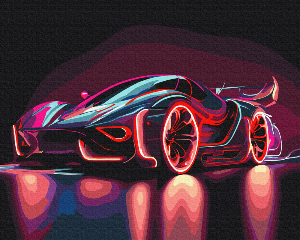 Неоновий автомобіль Київ - фото 1