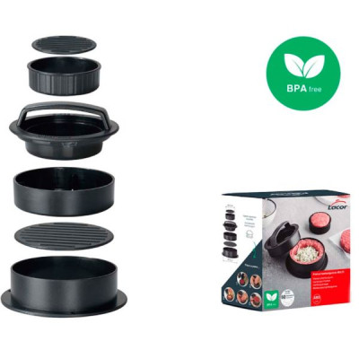 Аксесуар кухонний Lacor Прес для гамбургерів пластиковий d-12,5 см (60259) Вінниця - фото 2