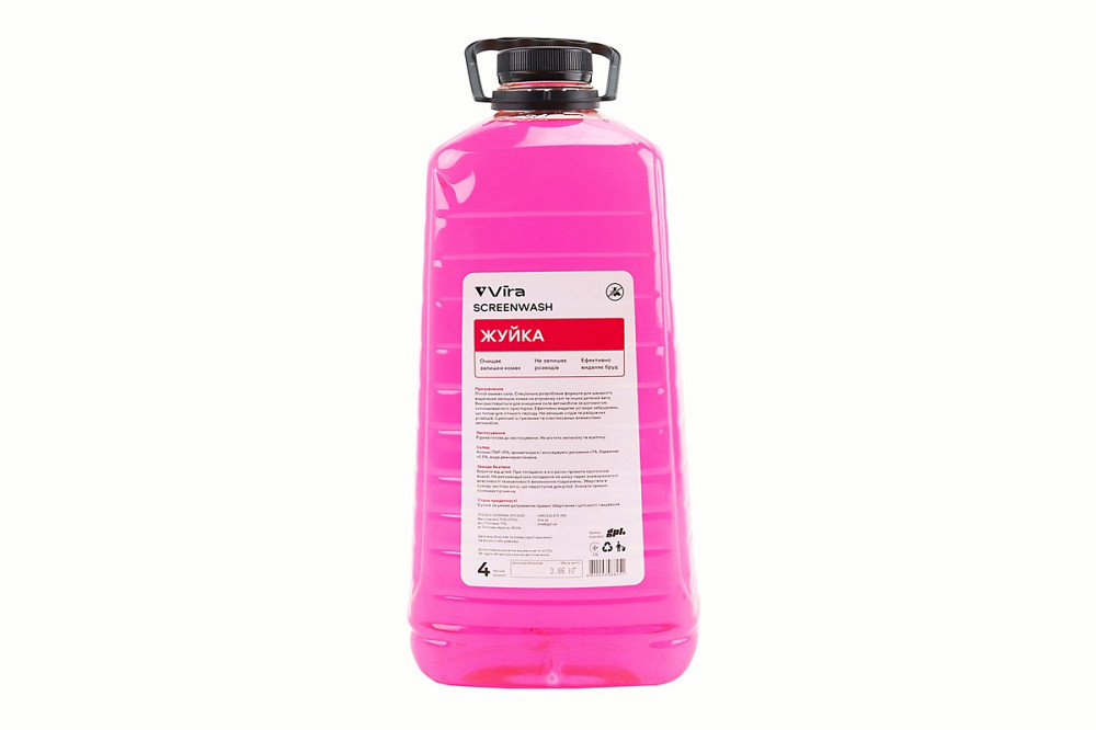 Рідина для очищення скла літня (в бачок омивача), "Жуйка" 4L Київ - фото 1