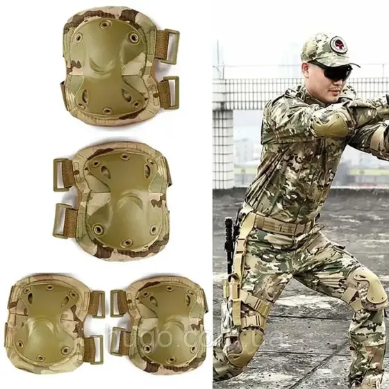 Комплект захисту налокітники та наколінники KN-04 Мультикам SBR Київ