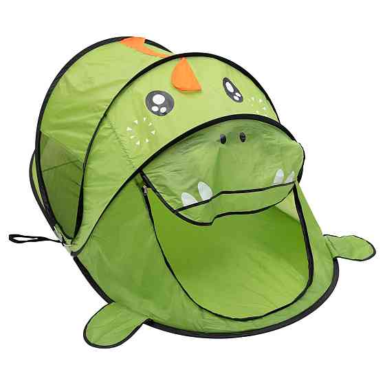 Lugi Дитячий ігровий намет 180×95×80 см намет дитячий вуличний на блискавці Зелений динозавр HP Коломыя