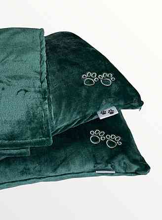 Ecotton Комплект Ecotton For Pets дорожня подушка для домашніх тварин Atlantic зелений Коломыя
