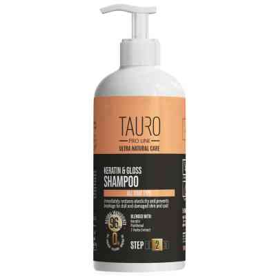 Шампунь для тварин Tauro Pro Line Ultra Natural Care Keratin &amp; Gloss 1000 мл (TPL63607) Вінниця