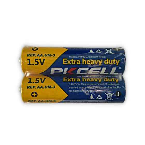 Батарейка PKCELL Extra Heavy Duty AA R6P 1.5V, 2шт./плівка Київ