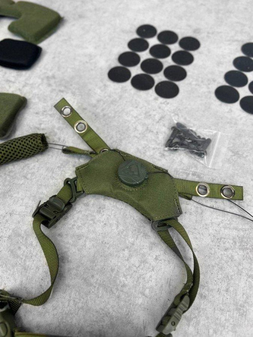 Комплект подушок і підвісна система на бойову каску Одеса - фото 2