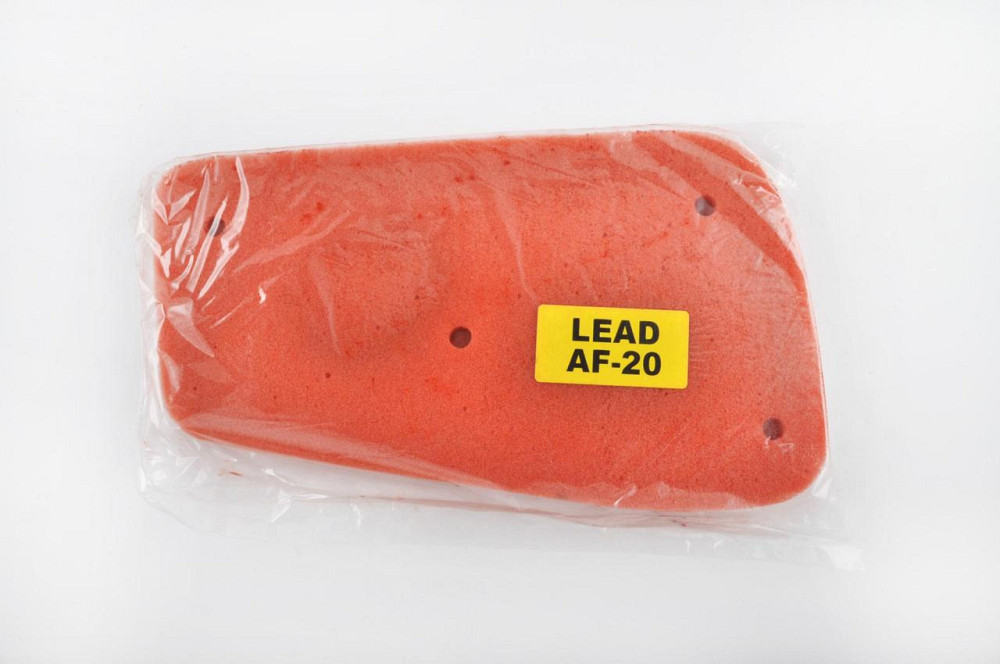 Елемент повітряного фільтра Хонда LEAD AF20/HF05 (поролон із просоченням) (червоний) Мукачево - фото 1