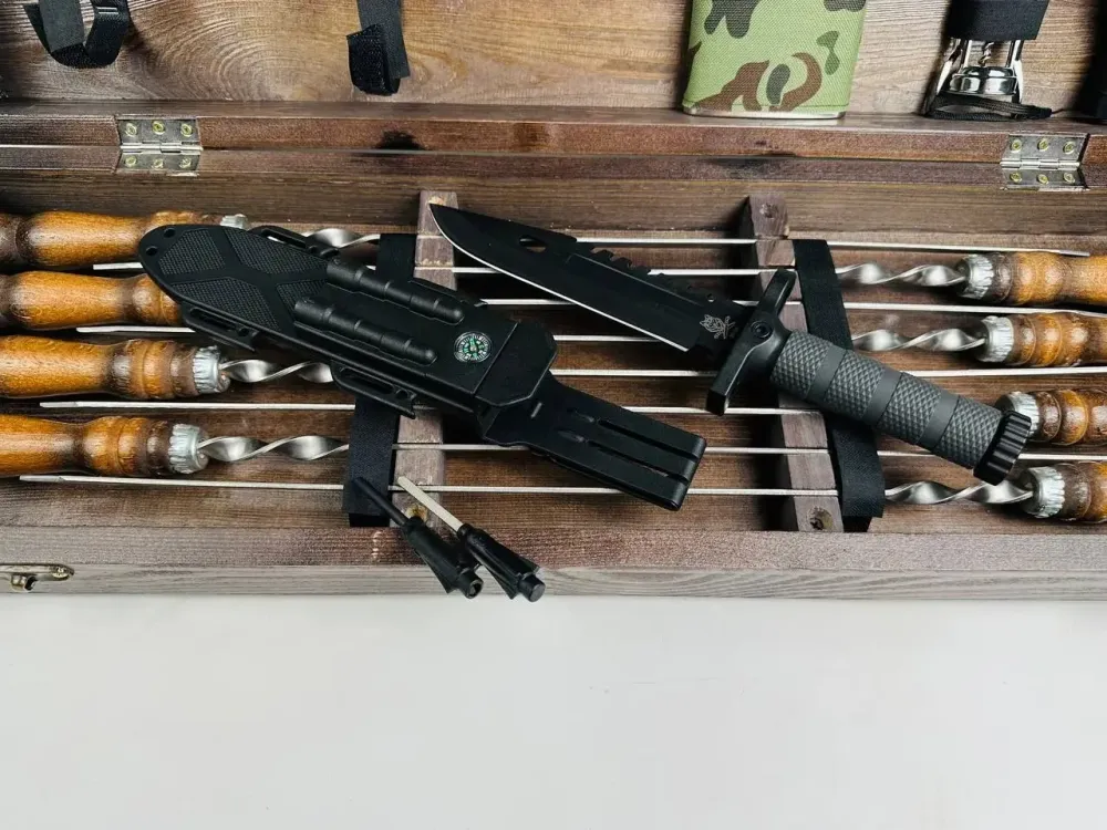 Набори шампурів, Набір шампурів у кейсі "Мілітарі" Шампури, вертіла Тернопіль - фото 6