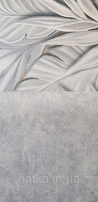 Шпалери метрові вінілові на флізеліні Sintra Vila під штукатурку сіро-синій металік 533543 Київ - фото 6