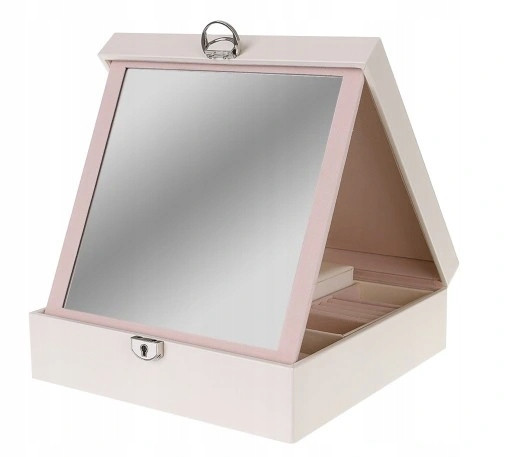 Шкатулка - футляр для хранения украшений с ключом Beautylushh (8895) Beige Нововолынск - изображение 6