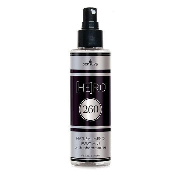 Чоловічий спрей-міст для тіла із феромонами Sensuva HE(RO) 260 Пройняті Body Mist for Him Sex Aura Київ - фото 1