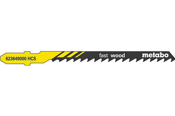 Полотно пилкове для лобзиків Metabo «FAST WOOD», 74/ 4,0 мм 623649000 Коломыя