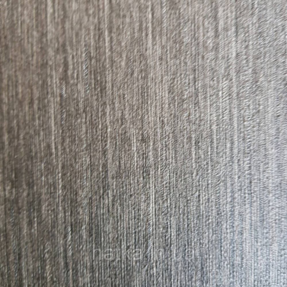 Шпалери вінілові Decoprint Breeze 0.53х10 м однотонні структурні тонка смужка під тканину чорні Київ - фото 2