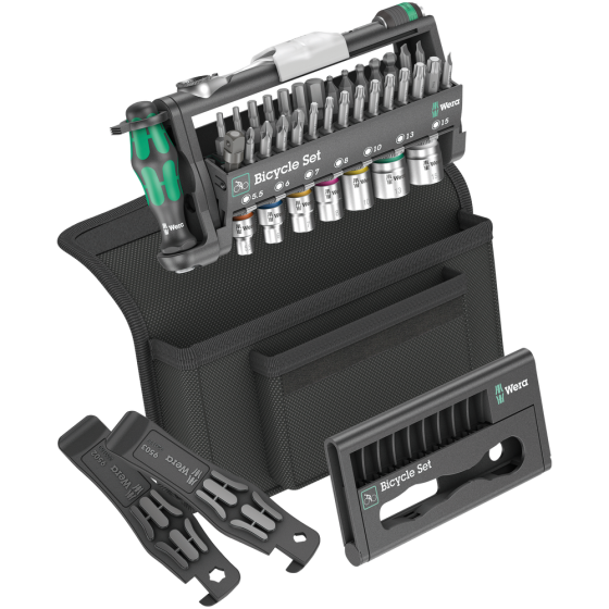 Набор торцевых головок и бит с трещоткой Wera 1/4