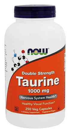 Таурин Now Foods Taurine 1000 мг 250 капс Київ