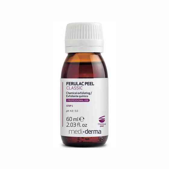 Феруловый нано-пилинг шаг 1 (всесезонный) FERULAC Peel Classic step 1 рН 4,0 - 5,0 Medi+derma, 60 мл Днепр