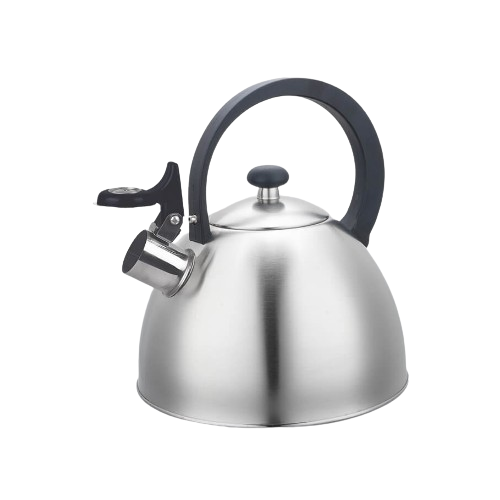 Чайник 2,5л металевий з пластиковою ручкою (ручка:чорний) MR-1302 Maestro Житомир