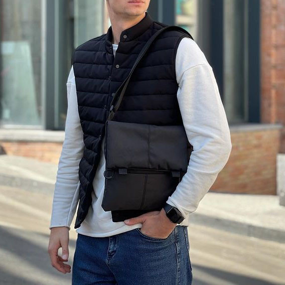 Стильная сумка кроссбоди для мужчин, Мессенджер непромокаемый, Сумка для скрытого ношения пистолета RF-99 Львов - изображение 8